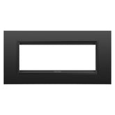 LUX frame metal monochrome satin black 6 module (same as accessory in black)